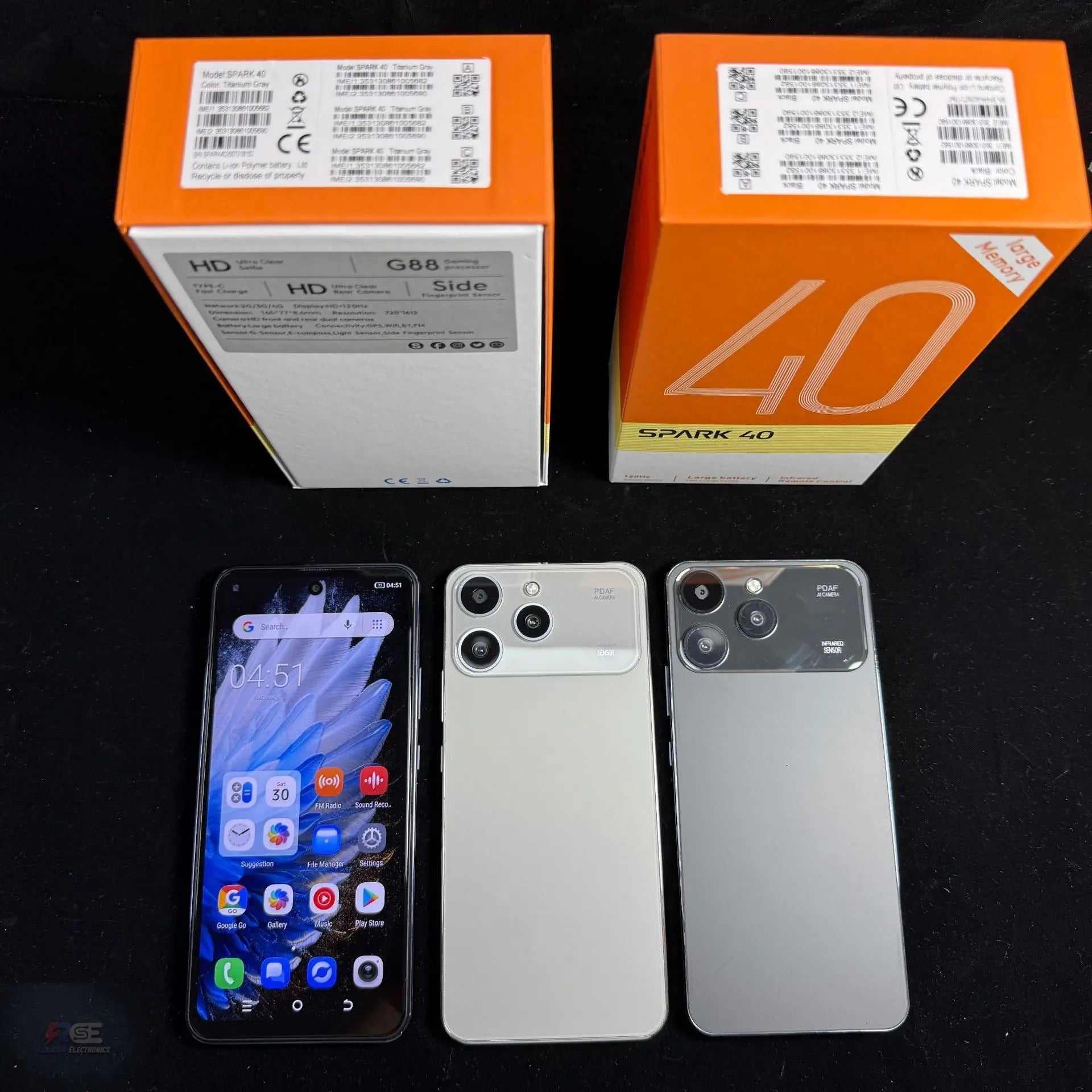 Spark 40 Smartphone – 120Hz Display, Big Battery, Dual Speakers & Infrared Remote Ryglobalstore