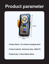 ClearCharge NavGrip: Smart Wireless Car Phone Mount - Ryglobalstore