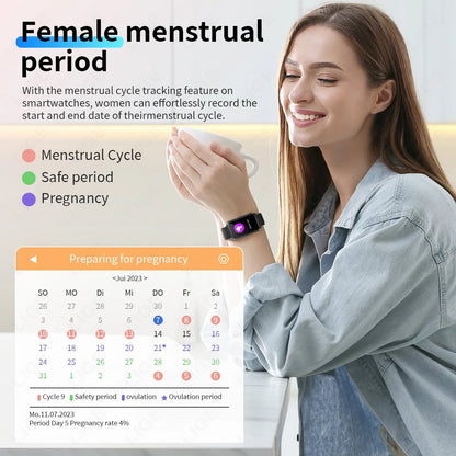 LIGE 2025 Smart Watch For Women Men Wristwatch Bluetooth Phone Music Fitness Sports Bracelet Sleep Monitor Digital Smartwatch - RyglobalEstore