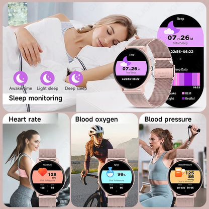 LIGE New 1.39" Watch Smart Watch 2025 New Women Men Bluetooth Call BT Music Wireless Charging Smartwatch Heart Rate Blood Oxygen - RyglobalEstore