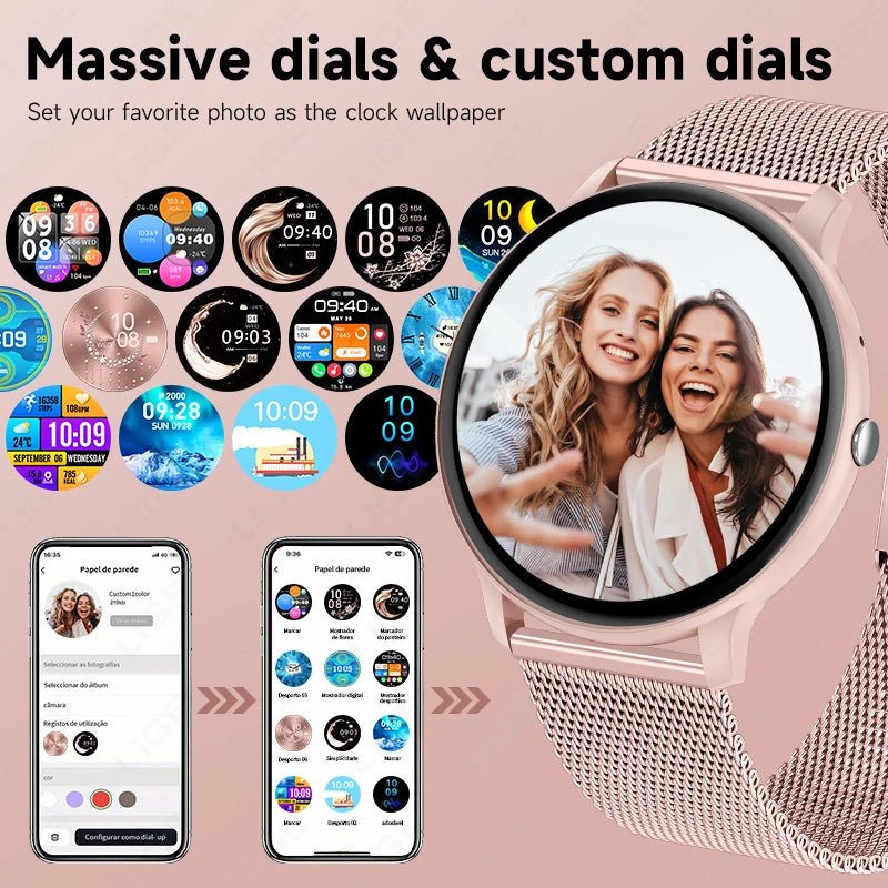 LIGE New 1.39" Watch Smart Watch 2025 New Women Men Bluetooth Call BT Music Wireless Charging Smartwatch Heart Rate Blood Oxygen - RyglobalEstore