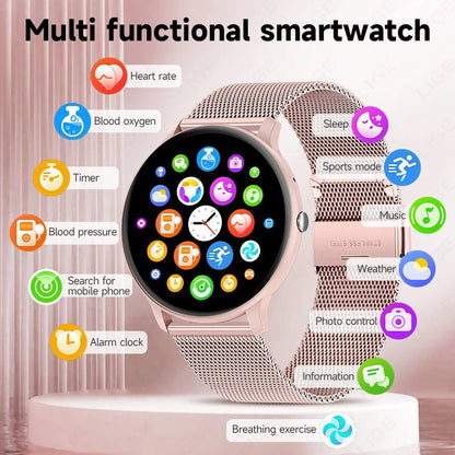 LIGE New 1.39" Watch Smart Watch 2025 New Women Men Bluetooth Call BT Music Wireless Charging Smartwatch Heart Rate Blood Oxygen - RyglobalEstore