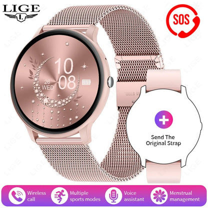 LIGE New 1.39" Watch Smart Watch 2025 New Women Men Bluetooth Call BT Music Wireless Charging Smartwatch Heart Rate Blood Oxygen - RyglobalEstore