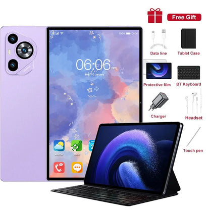 New M70 Plus Tablets 11.6inch Original Android 15 Tab 5G Dual Sim 12000mAh Tablet PC For Children's Kids With Keyboard Laptop - RyglobalEstore