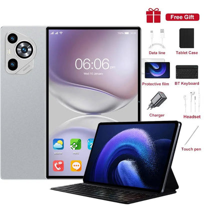 New M70 Plus Tablets 11.6inch Original Android 15 Tab 5G Dual Sim 12000mAh Tablet PC For Children's Kids With Keyboard Laptop - RyglobalEstore