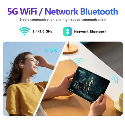 New M70 Plus Tablets 11.6inch Original Android 15 Tab 5G Dual Sim 12000mAh Tablet PC For Children's Kids With Keyboard Laptop - RyglobalEstore