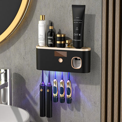 UV sterilization toothbrush holder, wall mounted toothbrush - RyglobalEstore
