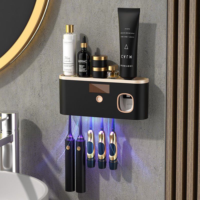 UV sterilization toothbrush holder wall mounted toothbrush - RyglobalEstore